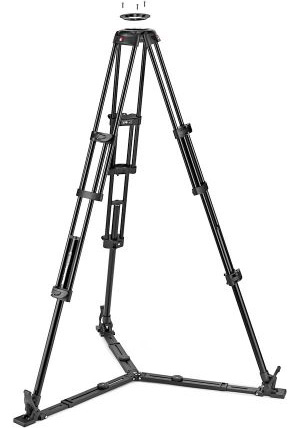 マンフロット MVTTWINGA アルミツインビデオ三脚 グラウンドスプレッダー付属Manfrotto[MVTTWINGA] 返品種別Aの通販は
