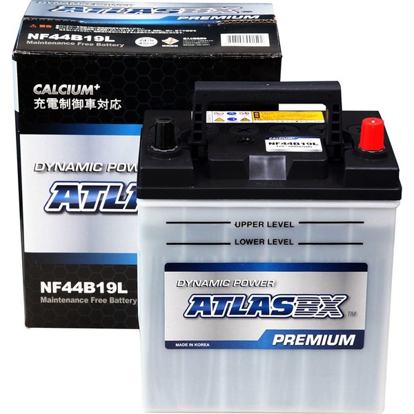 ATLAS BX 充電制御車対応　国産車用バッテリー【他商品との同時購入不可】 AT NF 44B19L プレミアムバッテリー NF 44B19L返品種別Bの通販は 5,374円