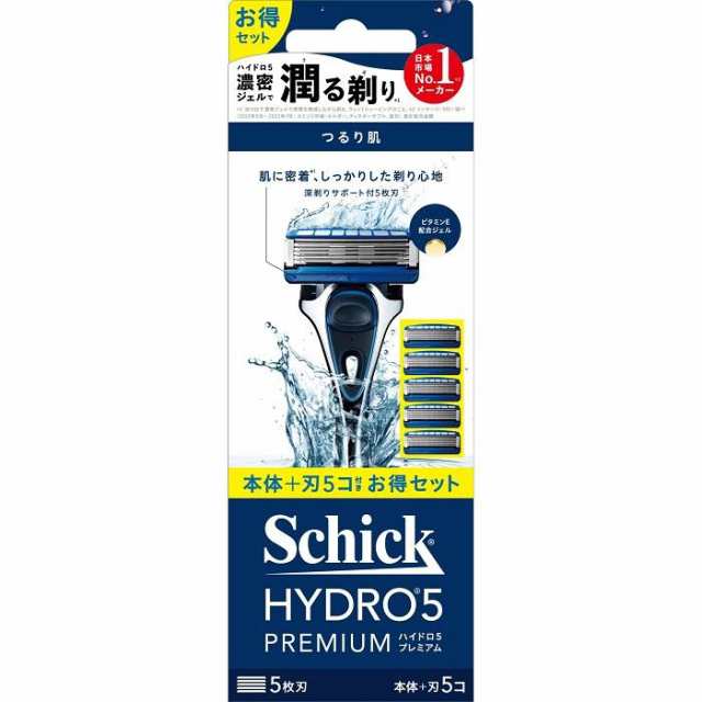 シック・ジャパン ハイドロ5 プレミアム つるり肌へ コンボパック