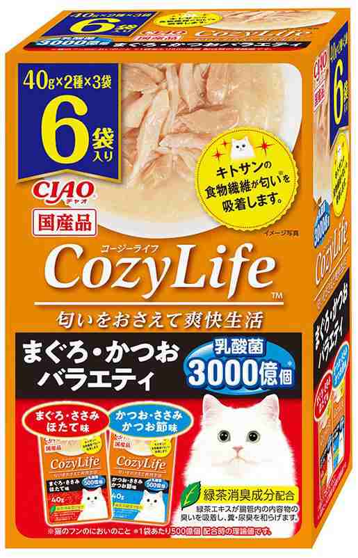 いなばペットフード CIAO Cozy Life パウチ まぐろ・かつおバラエティ