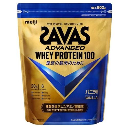 明治 ザバス　アドバンストホエイプロテインバニラ味　900g 返品種別Bの通販は 5,405円