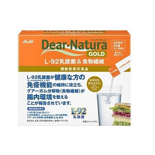 アサヒグループ食品 ディアナチュラゴールド L−92乳酸菌＆食物繊維 30