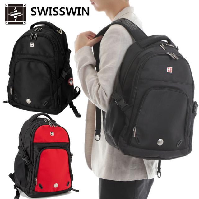リュックサック Swisswin Sw9017メンズ レディース リュック 通学 軽量 アウトドア 人気 男女兼用の通販はau Pay マーケット New Century