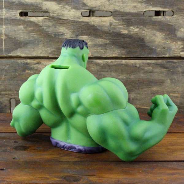 貯金箱 キャラクター HULK 超人ハルク バストアップソフビバンク（貯金