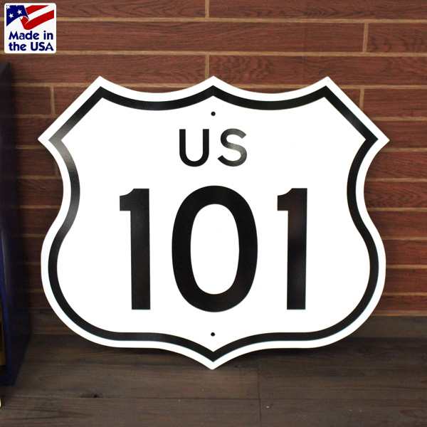 トラフィックサイン 「U.S.Route 101」 アメリカ雑貨 アメリカン雑貨