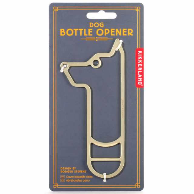 栓抜き DOG BOTTLE OPENER ドッグボトルオープナー W6.7×D.2×H15.5cm ステンレス 犬 動物 キッチン雑貨 日用品  アメリカ雑貨 アメリカ