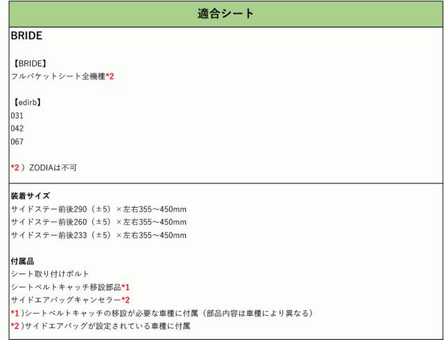 [BRIDE_フルバケ]E13,SNE13,FE13,FSNE13 ノート・オーラ用シートレール(3×3ポジション)[N SPORT製][保安基準適合]
