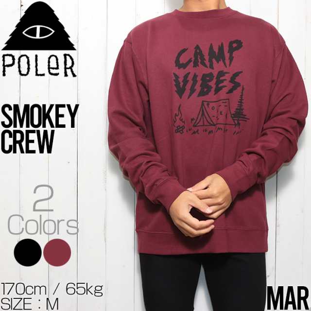 POLeR ポーラー SMOKEY CREW トレーナー スウェット 213APM2502