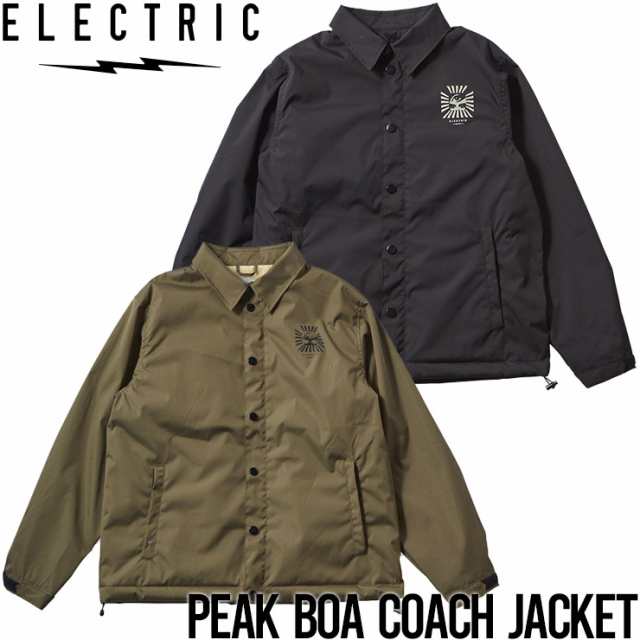 【送料無料】コーチジャケット ナイロンジャケット ELECTRIC エレクトリック PEAK BOA COACH JACKET E24F03 日本代理店正規品