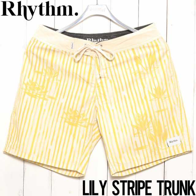 【送料無料】ボードショーツ ハーフパンツ ショーツ Rhythm リズム LILY STRIPE TRUNK 0124M-TR03の通販は