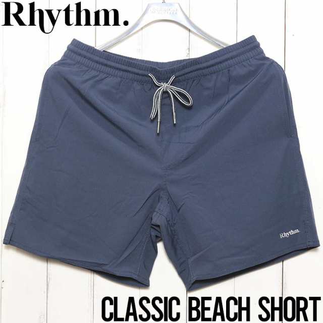 ショーツ ハーフパンツ ストレッチショーツ ボードショーツ Rhythm リズム CLASSIC BEACH SHORT CL21M-JA12 WORN NAVYの通販は