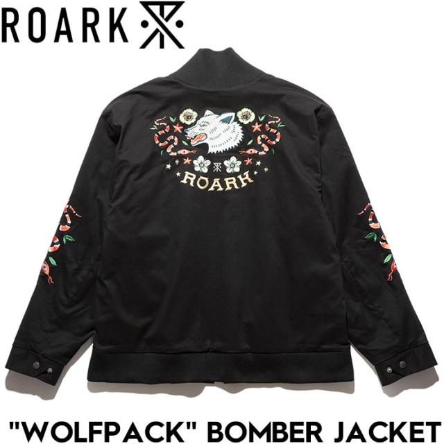 【送料無料】ボンバージャケット THE ROARK REVIVAL ロアークリバイバル WOLFPACK BOMBER JACKET RJJ1053-BLK 日本代理店正規品の通販は