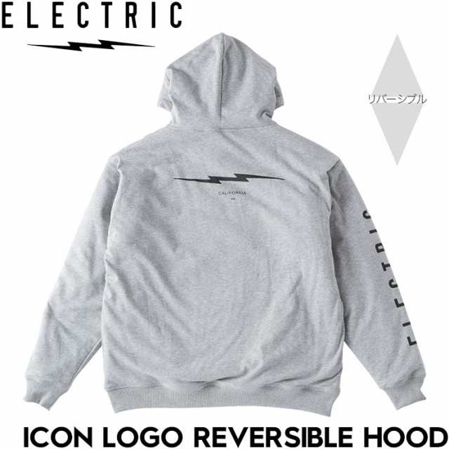 【送料無料】リバーシブル プルオーバーパーカー フーディ ELECTRIC エレクトリック ICON LOGO REVERSIBLE HOOD E24FU16 GRY 日本代理店正規品の通販は