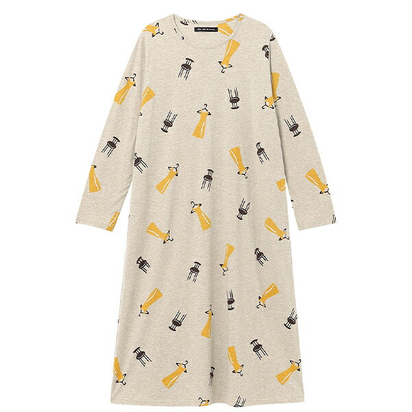 マタノアツコ ワンピース ATSUKO MATANO 長袖 ワコール wacoal 綿100