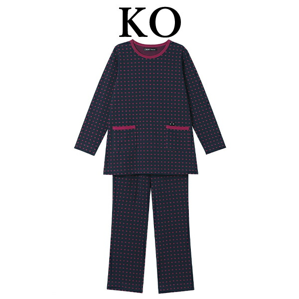 新品】マタノアツコ/ワコール タンポポパジャマ（LL) ひょっこり黒猫