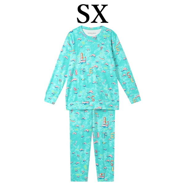 ワコール wacoal ツモリチサト tsumori chisato ツモリチサトスリープ UDX501 女性用 レディース パジャマ ルームウェア セットアップ 長袖 長ズボン 10分袖 10分丈 綿100% かぶりタイプ LL 3Lサイズ PW 冬 春 秋 母の日 敬老の日 プレゼント ラッピング ギフト_3