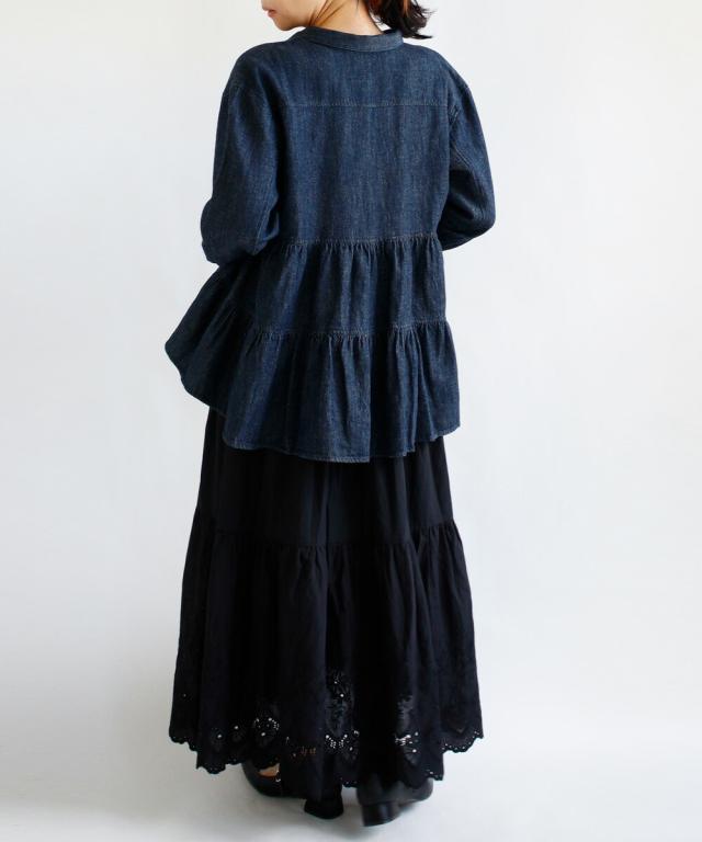 送料無料】 ciel serein by D*g*y コットン ティアード ワンピース 春