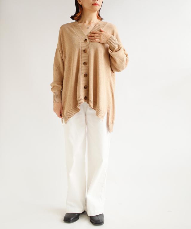 送料無料】Bliss bunch 高密度コットン ワイド ストレート パンツ 春