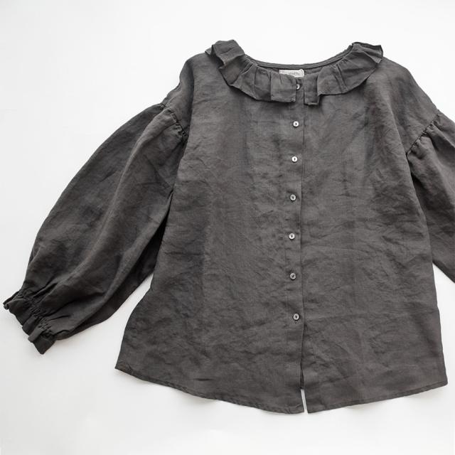 【送料無料】sloe リネンピエロカラーフリル ブラウス 春 夏 秋 トップス スロウ 97-9404226 送料無料】sloe リネンピエロカラーフリル ブラウス 春 夏 秋 トップス