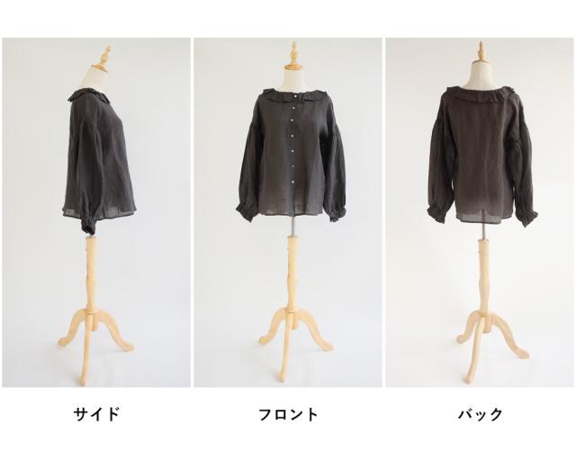 【送料無料】sloe リネンピエロカラーフリル ブラウス 春 夏 秋 トップス スロウ 97-9404226_6