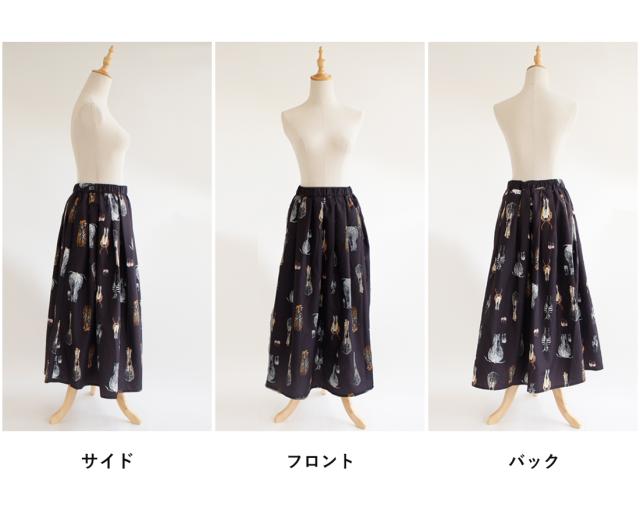 【送料無料】olet ihana アニマルヒップ タック フレア スカート 春 夏 秋 冬 ボトムス バーンドア 65-1194463G 送料無料】olet ihana アニマルヒップ タック フレア スカート 春 夏