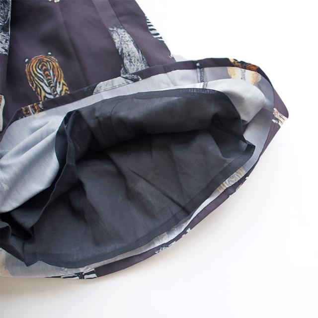 送料無料】olet ihana アニマルヒップ タック フレア スカート 春 夏