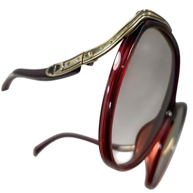 クリスチャン ディオール サングラス ボルドー ブラウン