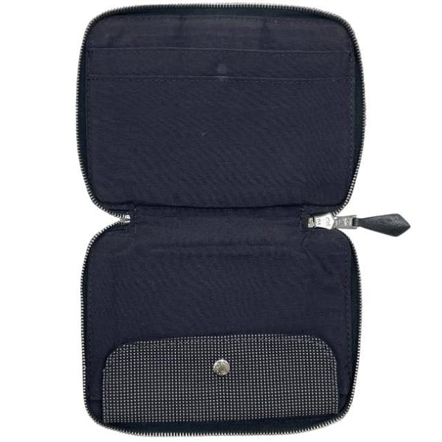 エルメス 二つ折り 財布 グレー ブラック エールライン 美品 キャンバス 中古 HERMES ファスナー ケース コンパクト 灰色 エール メンズ レディース 男女兼用 ヴィンテージ 定番 人気 キャンバス財布 シンプル ブランド エルメス 二つ折り 財布 グレー ブラック エールライン 美品