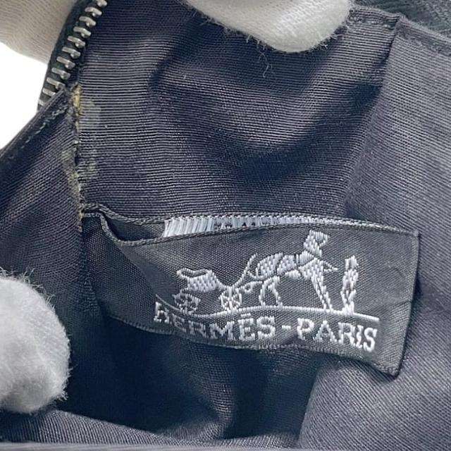 エルメス 二つ折り 財布 グレー ブラック エールライン 美品 キャンバス 中古 HERMES ファスナー ケース コンパクト 灰色 エール メンズ レディース 男女兼用 ヴィンテージ 定番 人気 キャンバス財布 シンプル ブランド エルメス 二つ折り 財布 グレー ブラック エールライン 美品