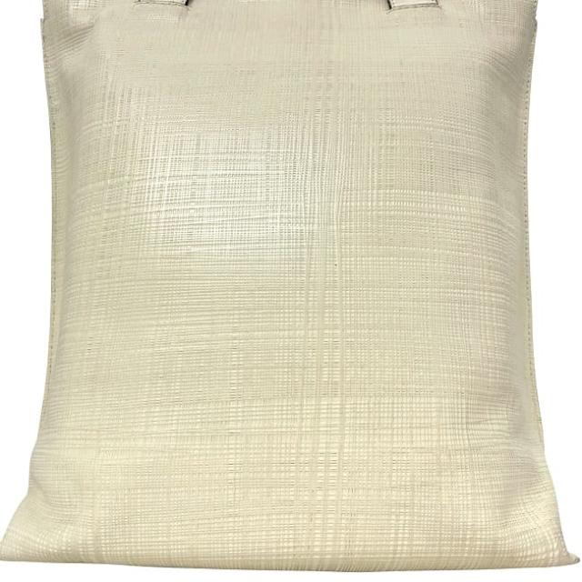 ロエベ 2way バッグ ショッパーバッグ アイボリー ホワイト リネン アナグラム 330.17.K01 美品 レザー 中古 261601 LOEWE ロゴ クロスボディ トートバッグ トップハンドル レディース メンズ 男女兼用_5