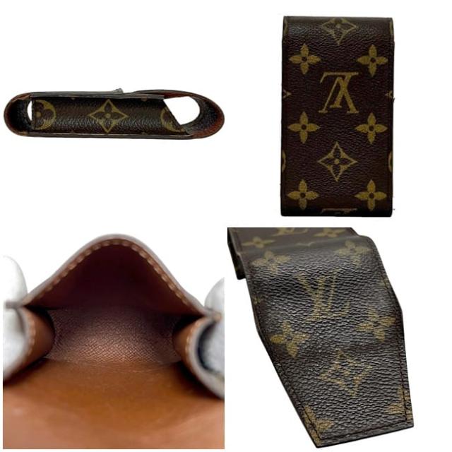 ルイ ヴィトン タバコケース エテュイ シガレット ブラウン モノグラム  