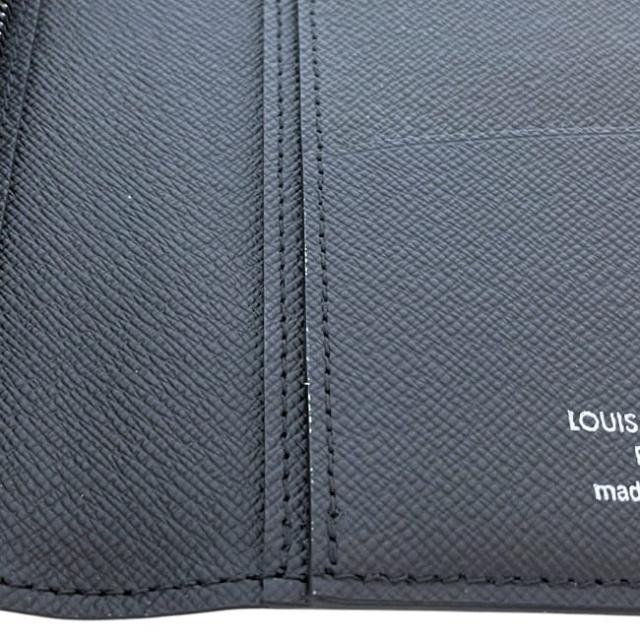ルイ ヴィトン 二つ折り 長財布 ポルトフォイユ ブラザ ブラック モノグラム エクリプス M61697 美品 財布 モノグラムキャンバス 中古 RFID LOUIS VUITTON 折りたたみ 黒 コンパクト ロゴ 総柄 縦 メンズ_8