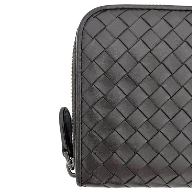 ボッテガヴェネタ ラウンドファスナー 長財布 ブラウン イントレ