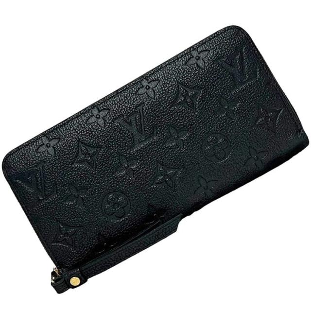 ルイヴィトン アンプラント ジッピーウォレット ブラック 黒 長財布