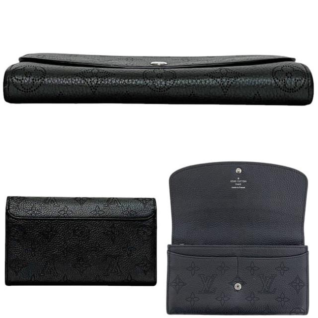 ルイ ヴィトン 二つ折り 長財布 ポルトフォイユ イリス ブラック