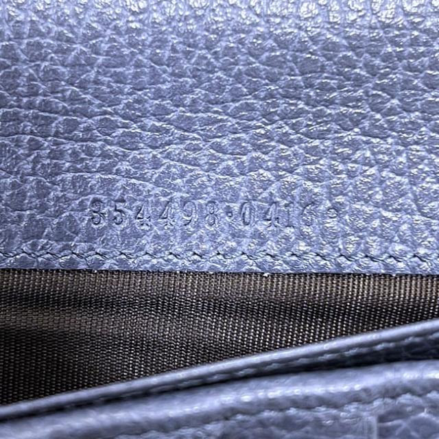 グッチ 二つ折り 長財布 パープル スウィング 354498 財布 レザー 中古