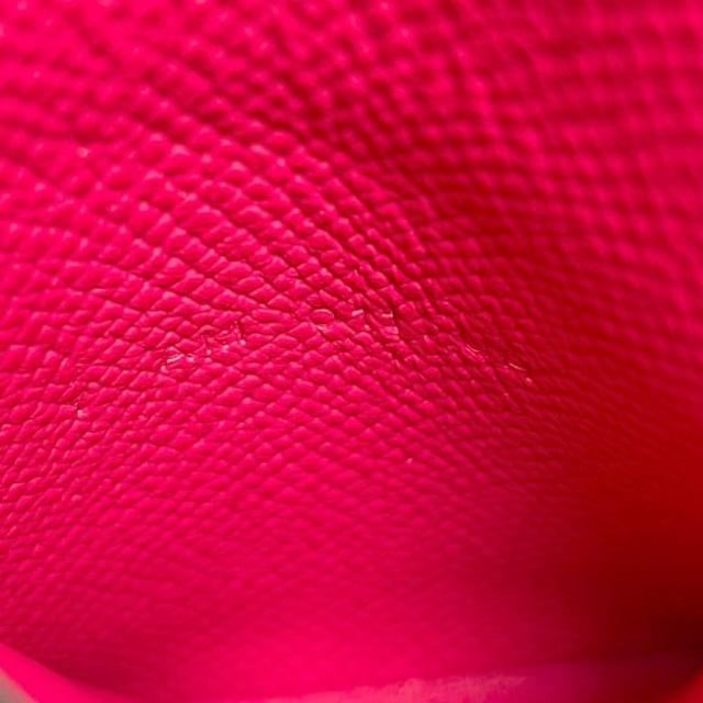 エルメス カードケース レッド ピンク ルージュクー ローズ