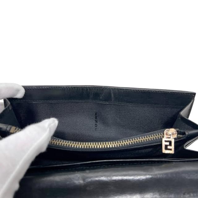 フェンディ 二つ折り 長財布 ブラウン ズッキーノ 8M0025 財布