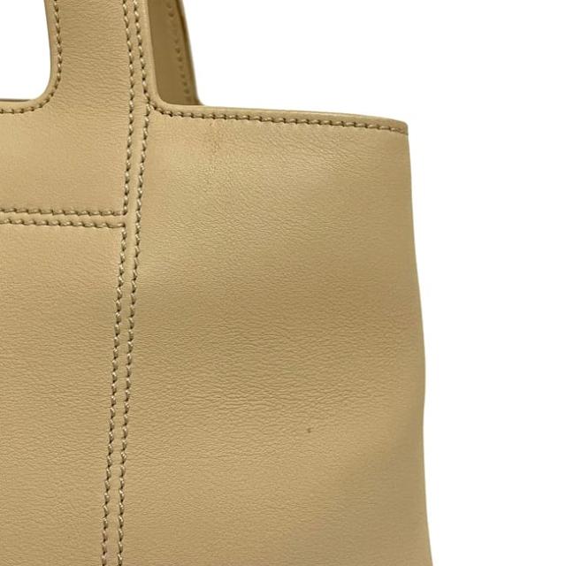 サルヴァトーレフェラガモ ハンドバッグ ベージュ ガンチーニ DY-21 美品 レザー 中古 4301 Salvatore Ferragamo トートバッグ シンプル 自立 ヴィンテージ レディース 女性 定番 人気 トップハンドル_7