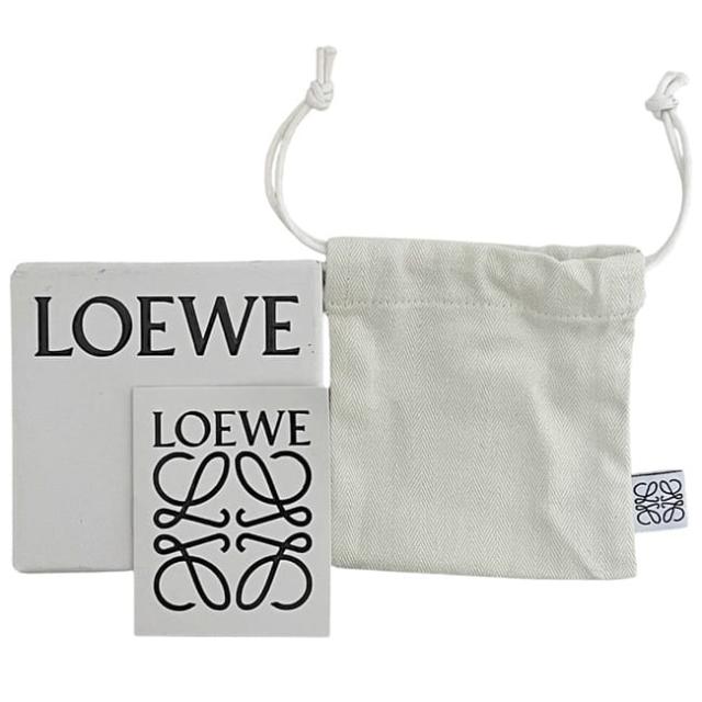 ロエベ キーリング ゴールド アナグラム 111.29.203 美品 ロゴ メタル 中古 LOEWE ロゴチャーム バッグチャーム 鍵 ホルダー 金色 GP ゴールド金具 ロゴ金具 定番 人気 メンズ レディース 男女兼用 箱付き_8