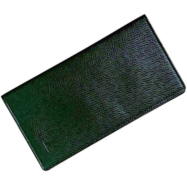 ルイ ヴィトン 二つ折り 長財布 ポルト14 カルトクレディ グリーン エピセア タイガ M30404 財布 札入 タイガレザー 中古 MI0977 LOUIS VUITTON シンプル LV 緑 メンズ レディース 定番 人気