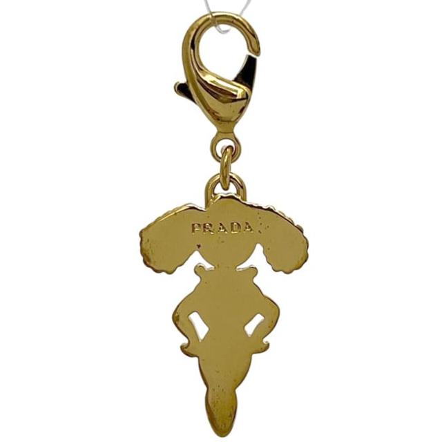 プラダ チャーム ゴールド 美品 メタル 中古 PRADA プードル バニー 羊 モチーフ ハート アクセサリー 犬 箱付きレディース メンズ 男女兼用 ゴールド金具 白 金色 バッグチャーム ストラップ トップ アニマル モチーフ プラダ チャーム ゴールド 美品 メタル 中古 PRADA プードル バニー 羊