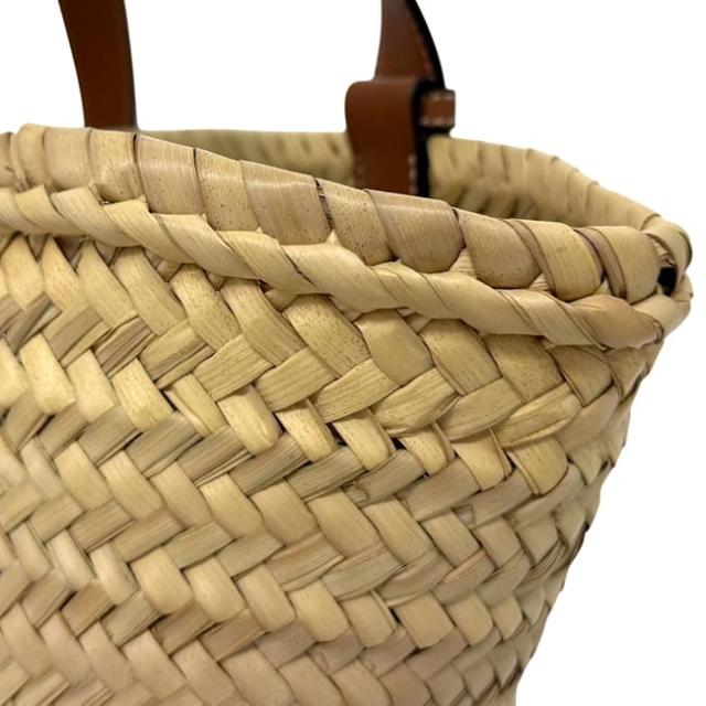ロエベ かごバッグ バスケット バッグ S スモール ベージュ ブラウン