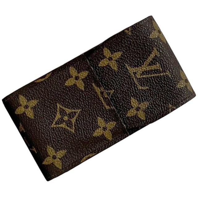 ルイ ヴィトン タバコケース エテュイ シガレット ブラウン モノグラム M63024 美品 小物入れ モノグラムキャンバス 中古 CT1907 LOUIS VUITTON 小物入れ 茶色 アイコスケース 煙草 ケース ヴィンテージ