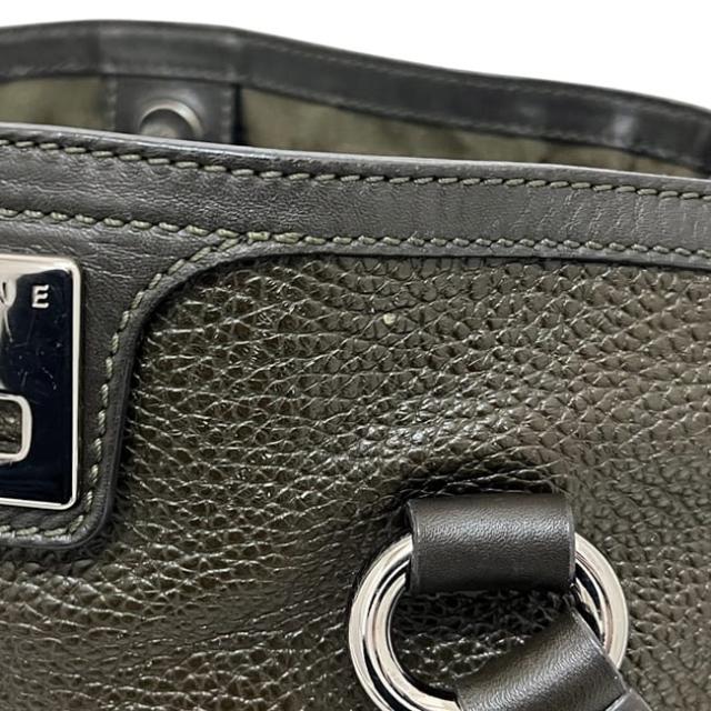 セリーヌ トートバッグ ブラウン 美品 レザー 中古 CELINE ロゴ