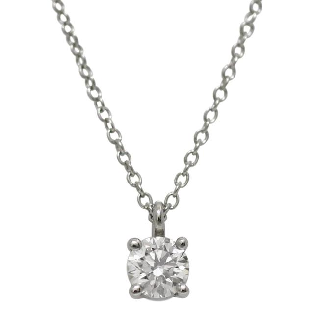 ティファニー ネックレス ソリティアダイヤ 0.30ct 新品 仕上げ済み PT950 プラチナ ダイヤモンド Sランク TIFANNY&Co. 1P ダイヤ 宝石 ジュエリー アクセサリー 定番 人気 シンプル レディース