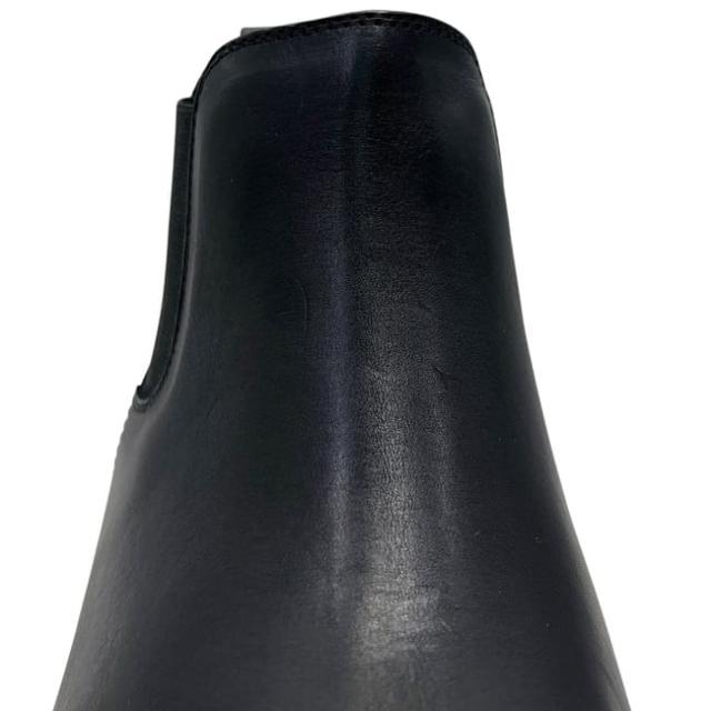 ボッテガヴェネタ ショートブーツ タイヤアンクル サイドゴア チェルシー ブーツ ブラック 未使用 42 27.0cm レザー Sランク BOTTEGA VENETA アパレル 黒 メンズ 靴 シューズ 箱付き 定番 人気 男性 シンプル