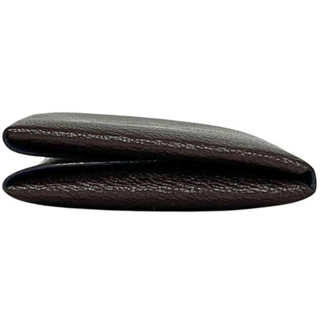 エルメス 二つ折り 財布 カルヴィ デュオ ブラウン ブルー 美品 小銭入れ レザー エプソン 中古 Ｚ刻印 2021年製造 HERMES コインケース 茶色 折りたたみ ホック シンプル 本革 箱付き メンズ レディース 男女兼用 定番_1