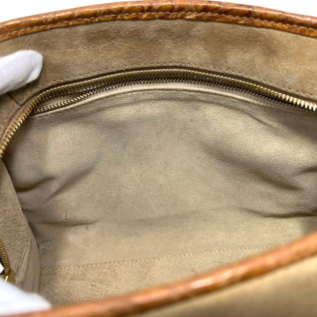 ロエベ ハンドバッグ アマソナ 28 ベージュ ブラウン 美品 スエード レザー クロコ型押し 中古 LOEWE 自立 茶色 ファスナー ヴィンテージ 大容量 ロゴ 刻印 レディース メンズ 定番 人気 男女兼用 ファスナー開閉 シンプル