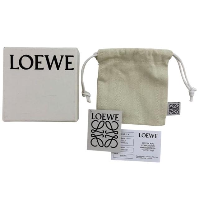 ロエベ ブローチ シルバー アナグラム 111.25.020 美品 メタル 中古 LOEWE ロゴ シルバー金具 ピンブローチ 箱付き シンプル レディース メンズ ワンポイント アクセサリー ピン 銀色 ロゴ金具 定番 人気_3